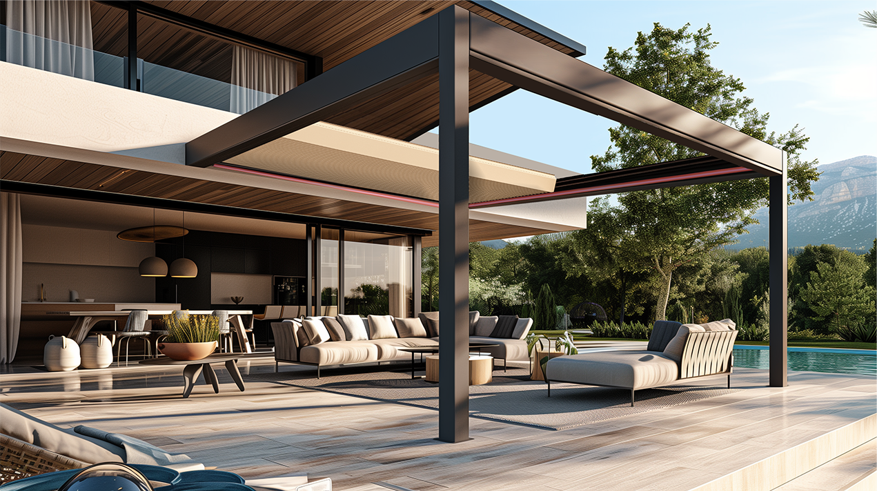 Viora Fabric Pergola Systems